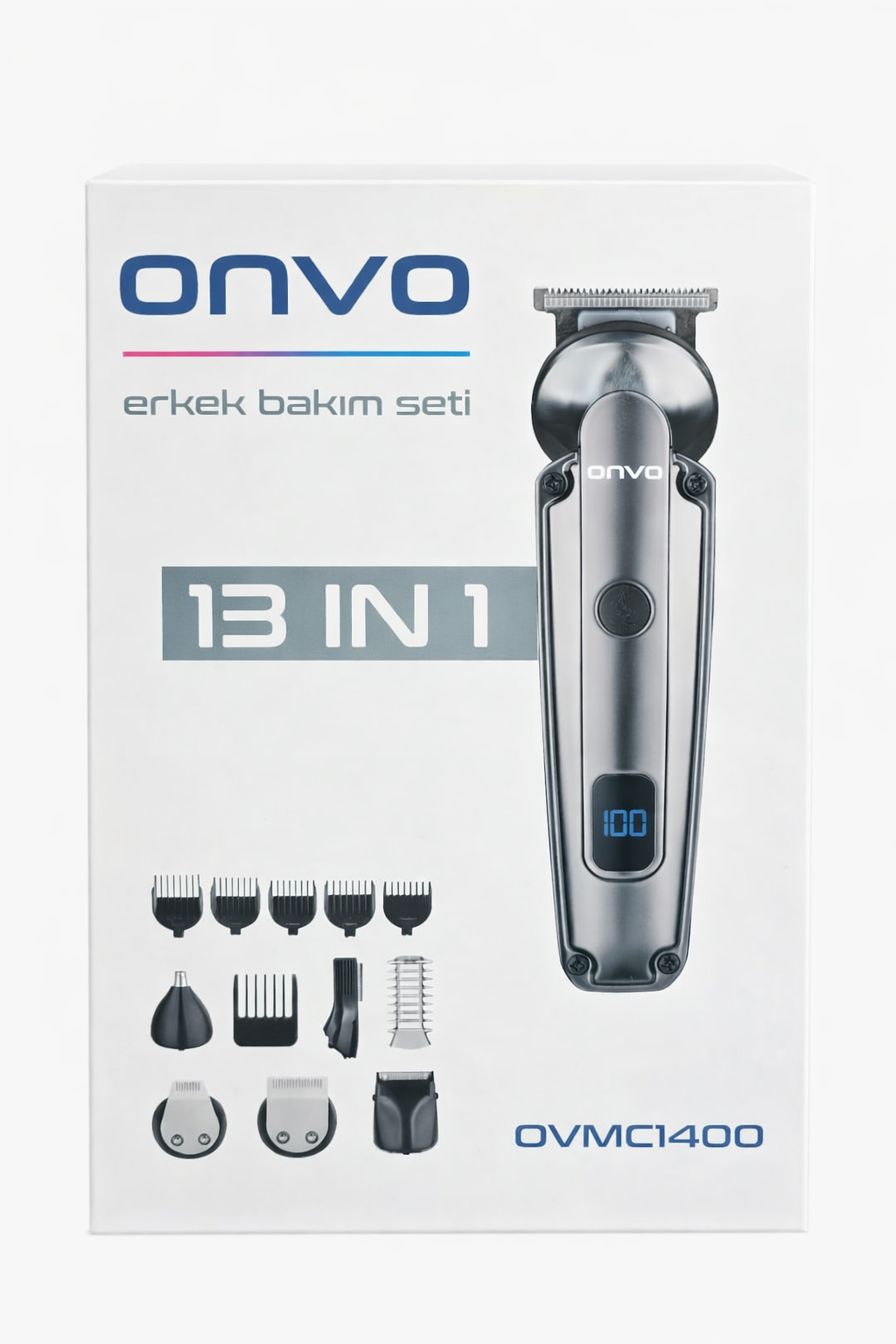 ONVO OVMC1400 Erkek Bakım Seti 13’ü 1 Arada